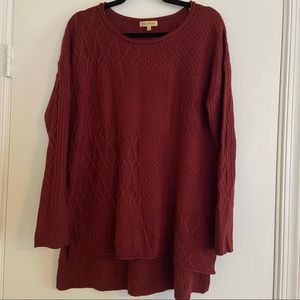 Lightweight Tunic Sweater Size L